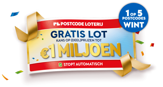 Gratis lot - kans op (deel)prijzen tot €1 miljoen